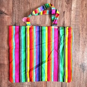 Handmade Multi Color Market Tote Bag